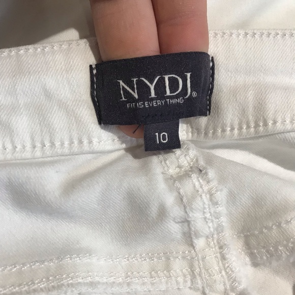 NYDJ Skinny Ankle Jeans Optic White - Picture 7 of 11